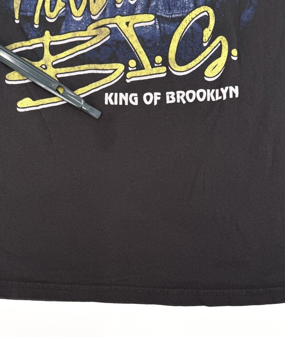 Notorious BIG Biggie Shirt Adult Large Black Brooklyn Graphic Tee Rap Hip Hop 90 - Picture 4 of 10
